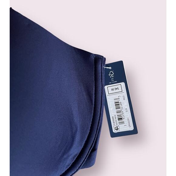 Gap Body Womens Everyday Essentials T-Shirt Bra Navy Blue Underwire 36DD NWT $42 - Picture 4 of 8